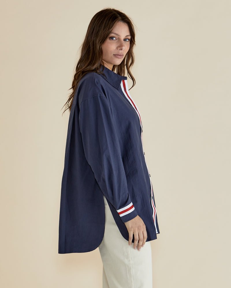 Claire Classic Shirt French Blue