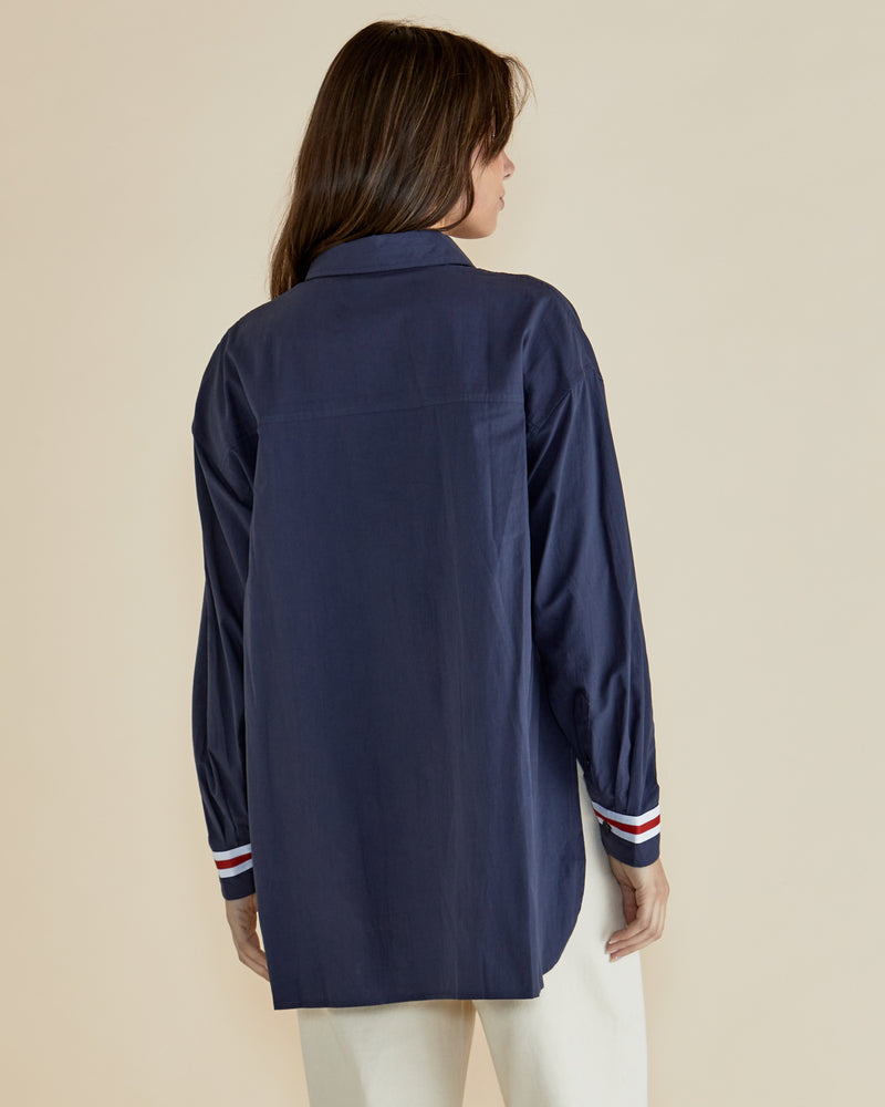 Claire Classic Shirt French Blue