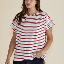 Willa Tee Red Stripe